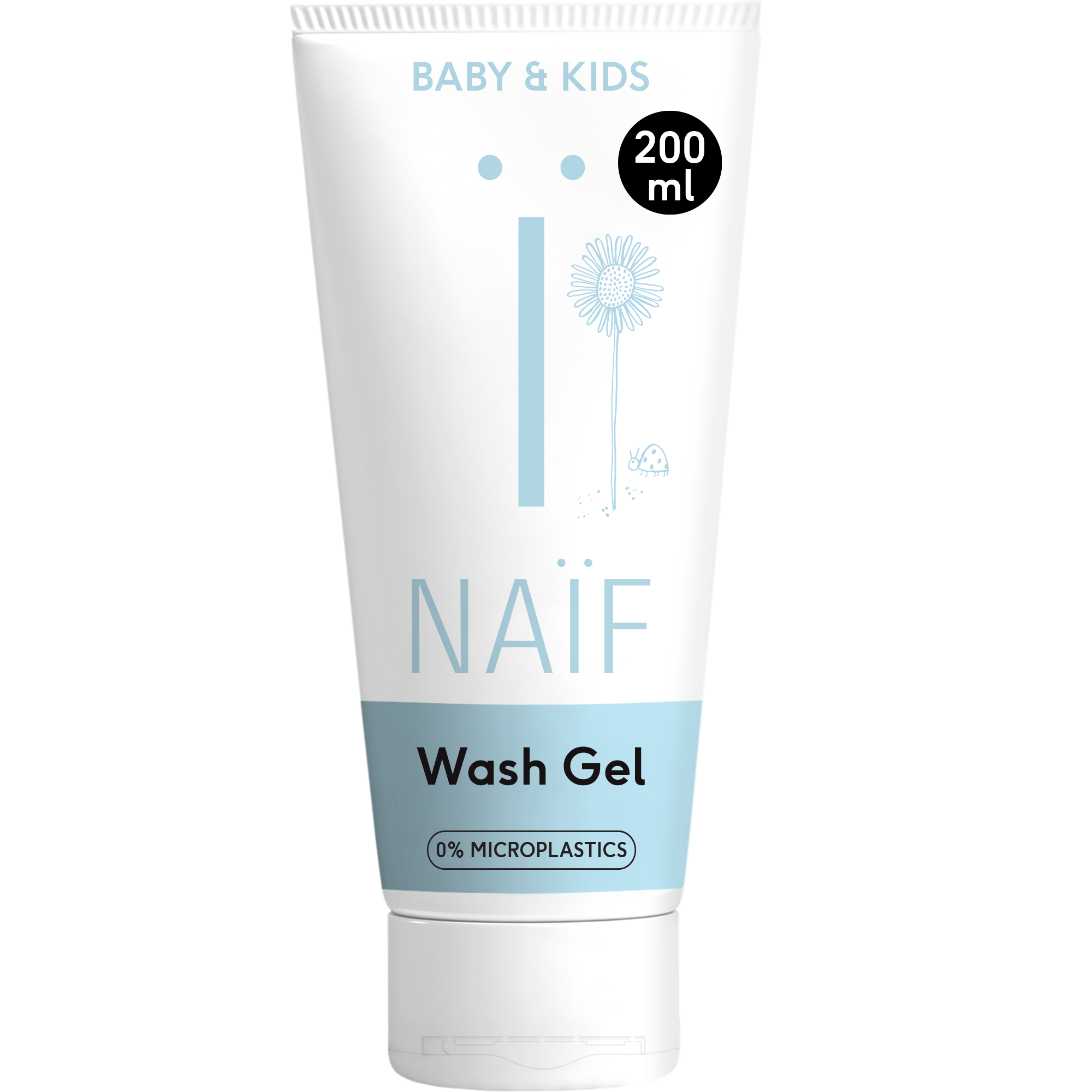 Naïf Reinigende Wasgel voor Baby & Kids 200ml