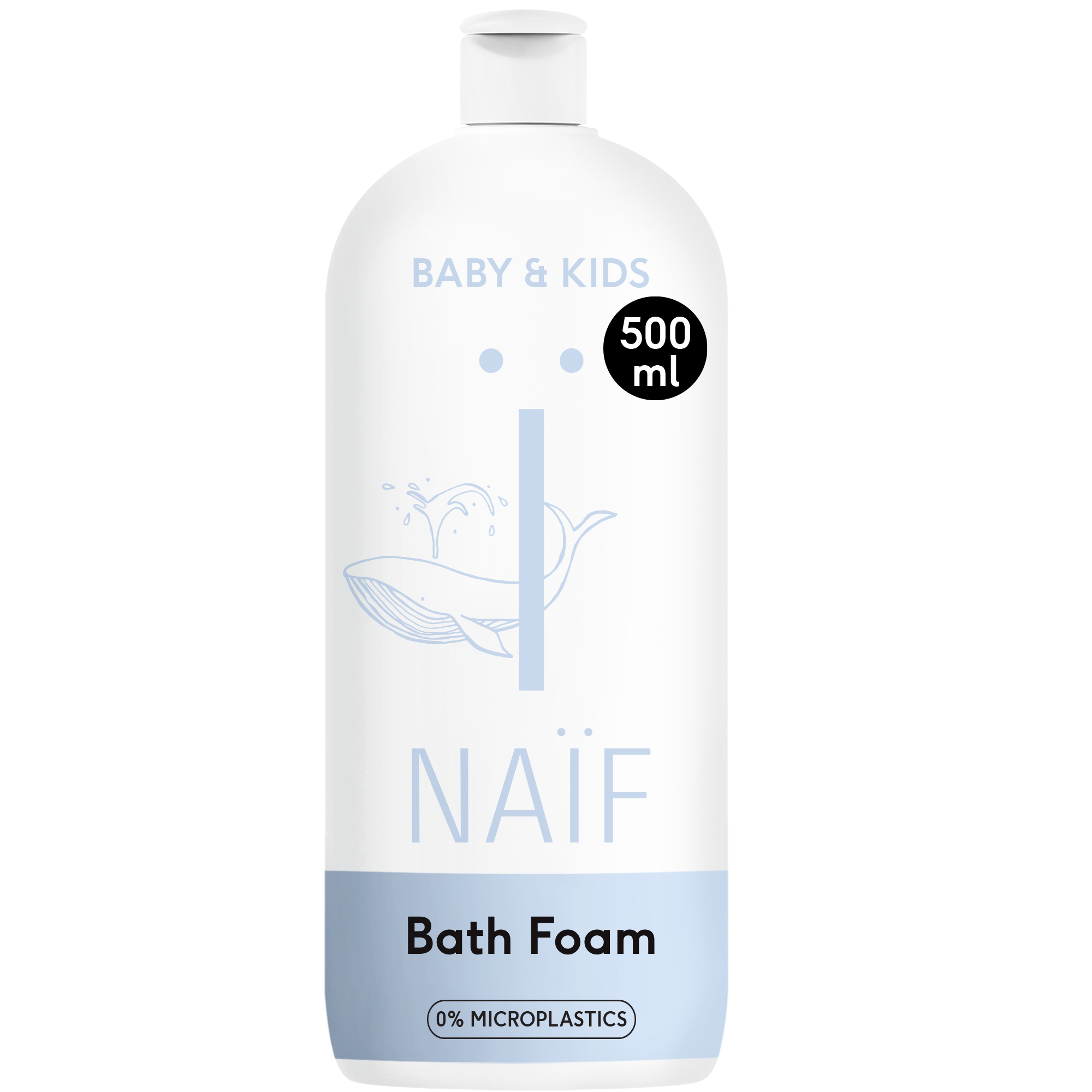 Naïf Verzorgende Badschuim voor Baby & Kids 500ml